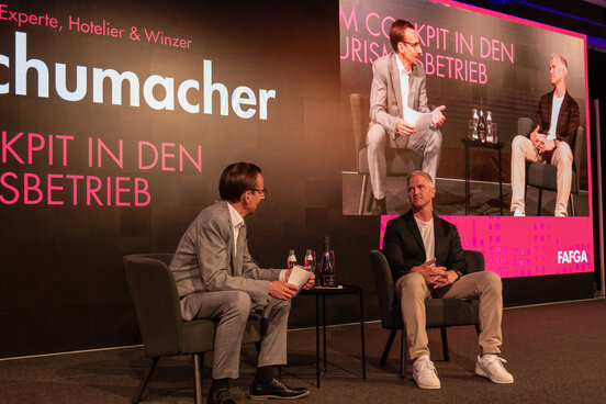 Ralf Schumacher auf der FAFGA FUTURE FEAST 2026 | © Congress Messe Innsbruck Ralf Schumacher auf der FAFGA FUTURE FEAST 2026 | © Congress Messe Innsbruck